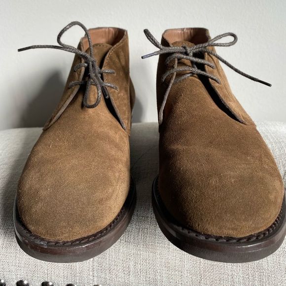Brunello Cucinelli Brown Suede Boots - Picture 3 of 3